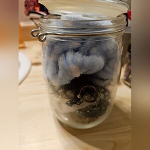 Glass Jar with Mystery Jewelry